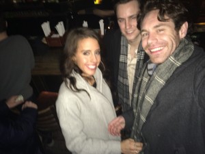 Brittany, Casey, Keegan at the end of the night